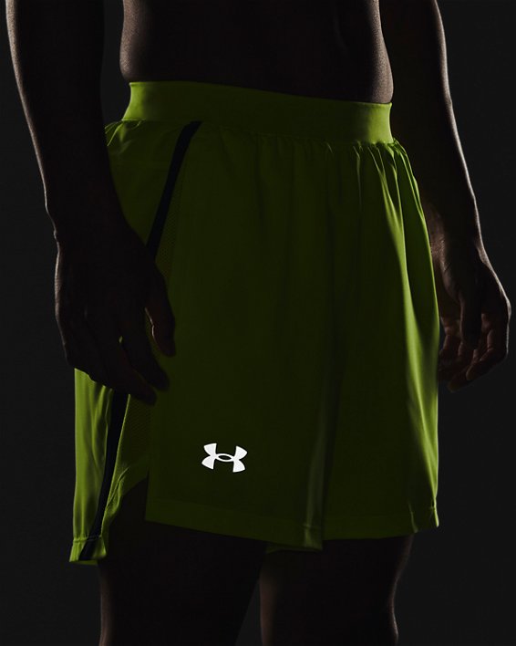 Men's UA Launch Run 5" Shorts, Green, pdpMainDesktop image number 3